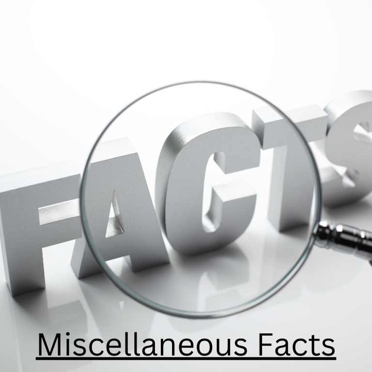 Miscellaneous Facts