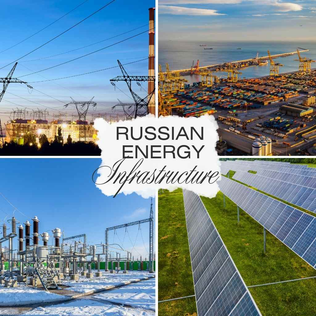 Russian Energy Infrastructure: Illustrating the oil and gas pipelines that are central to Russia's global influence.