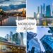 Moscow Skyline: Showcasing the cultural and economic heart of Russia in European Russia.